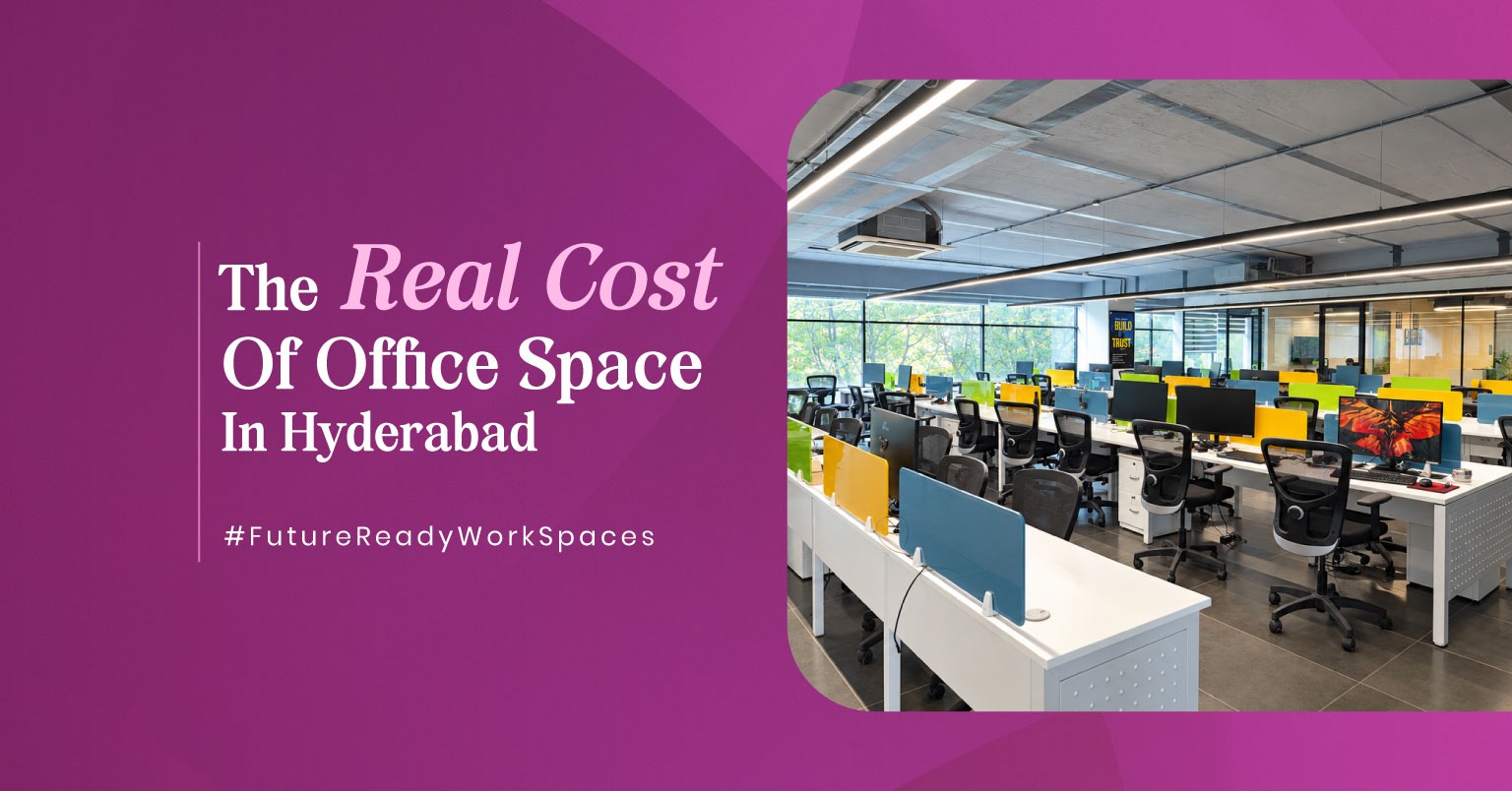 office space cost in hyderabad